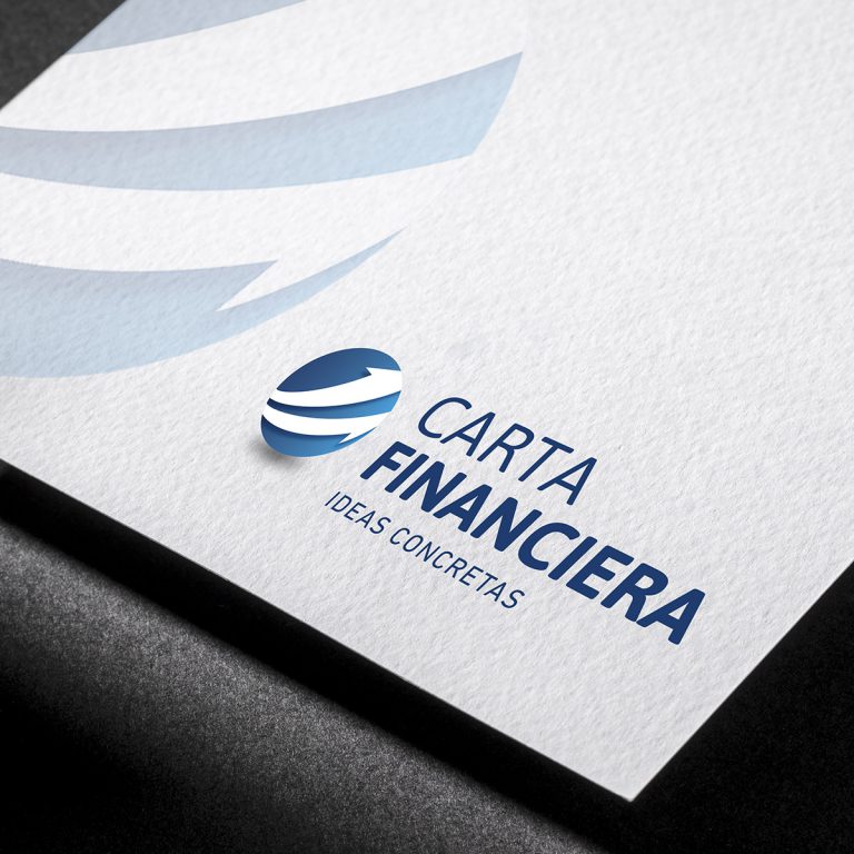 Diseño imagen de marca branding Carta financiera Estallido Digital